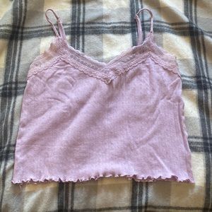 Purple - American Eagle - Medium- lace tank top